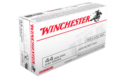 WIN USA 44MAG 240GR JSP 50/500, SKU WNQ4240BX