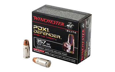 WIN DEFENDER 357SIG 125GR JHP 20/200, SKU WNS357SPDB