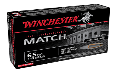 WIN PRC MATCH 6.5PRC 140GR BTHP 20/2, SKU WNS65PM