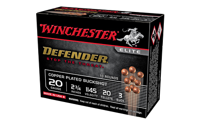 WIN DEF 20GA 2-3/4" BUCK 3 10/100, SKU WNSB203PD