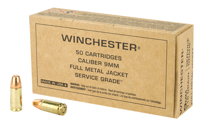 WIN SERVICE GRADE 9MM 115GR 50/500, SKU WNSG9W