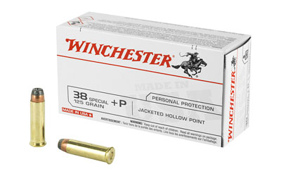 WIN USA 38SPL+P 125GR JHP 50/500, SKU WNUSA38JHPBX