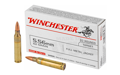 WIN 556MM 62GR FMJ USA 20/1000, SKU WNUSA5562