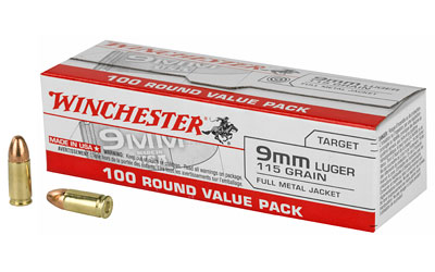 WIN USA 9MM 115GR FMJ 100/1000, SKU WNUSA9MMVPY