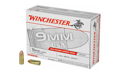 WIN USA 9MM 115GR FMJ 200/1000, SKU WNUSA9WY