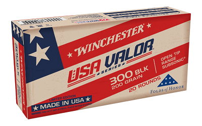 WIN USA VALOR 300 BLK 200GR 20/200, SKU WNUSAV300BX