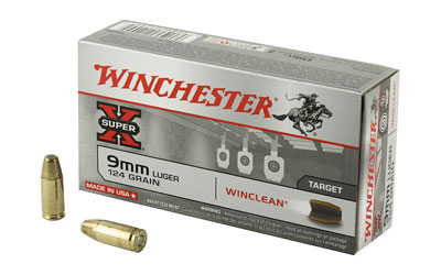 WIN SPRX WINCLEAN 9MM 124GR 50/500, SKU WNWC92