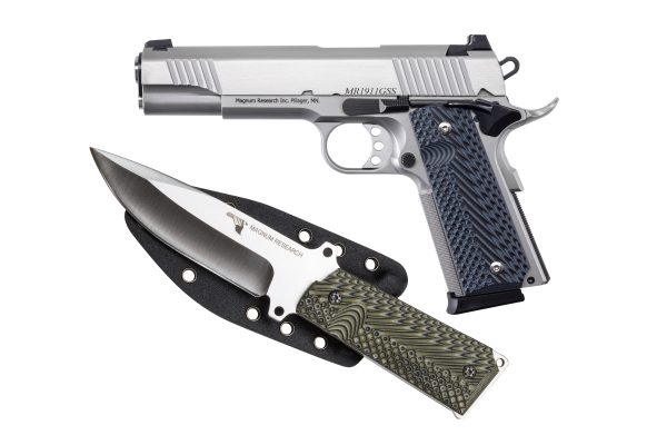 DE 1911 45ACP 5" SS W/KNIFE, DE1911GSS-K