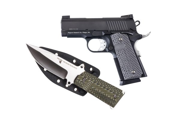 DE 1911 45ACP 3" BK W/KNIFE, DE1911U-K