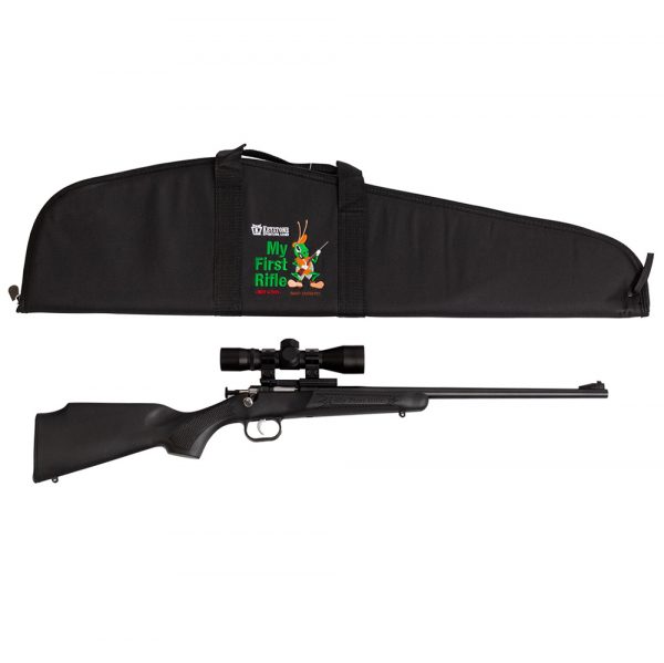 CRICKETT 22LR BL/BLK SCP/CASE, KSA2240BSC