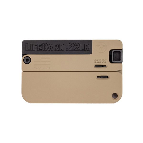 LIFECARD 22LR BLACK/TAN, LC1-MT