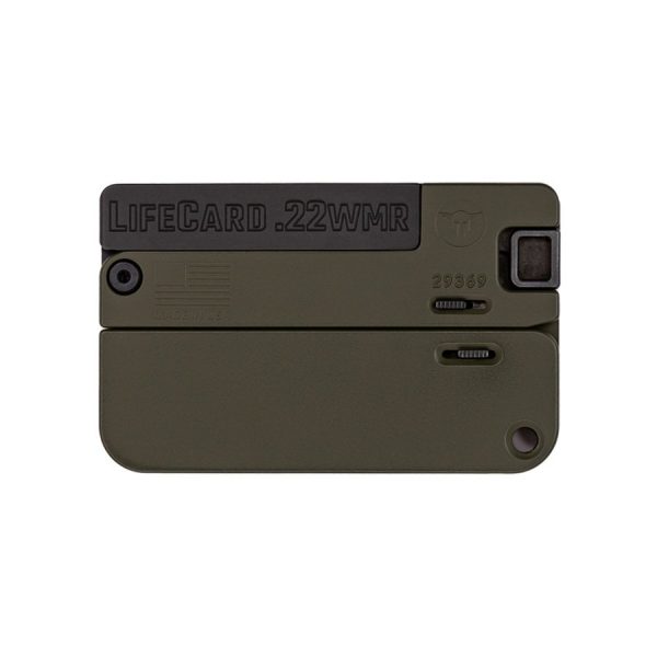 LIFECARD 22MAG BLACK/OD GREEN, LC2-ODG