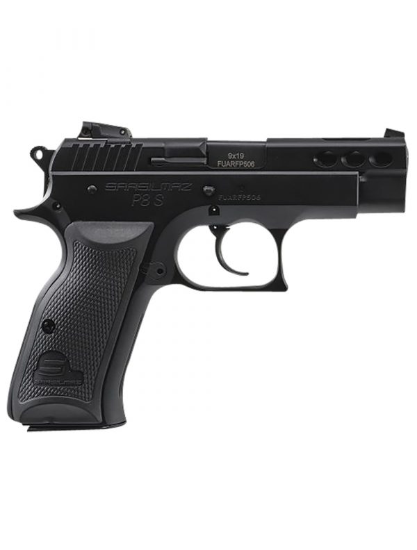 P8S COMPACT 9MM BLK 3.8" 17+1, P8SBL