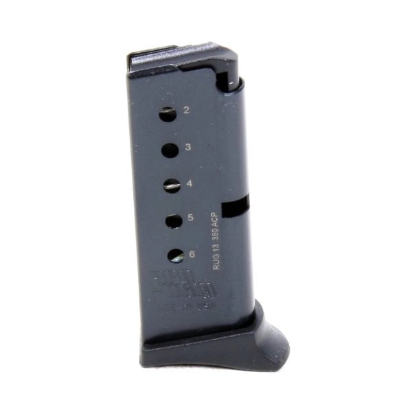 PROMAG RUGER LCP 380ACP 6RD, RUG 13