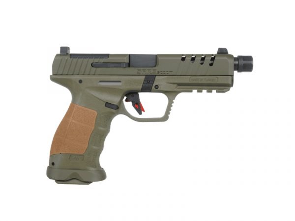 SAR9 SOCOM 9MM ODG 5.2" TB, SAR9SOCOMOD