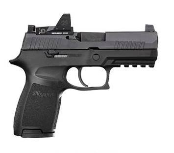 P320 CPCT 9MM 10+1 ROMEO1 PRO#, 320C-9-B-RXP-10