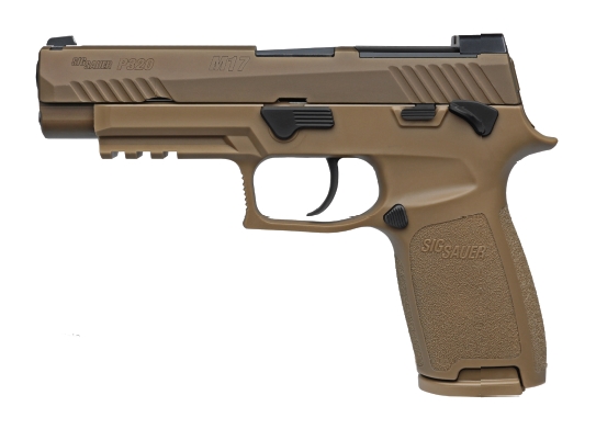 P320 M17 9MM 10+1 COYOTE SFTY, 320F-9-M17-MS-10