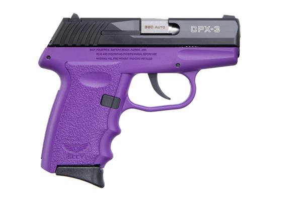 CPX-3 380ACP BLK/PURPLE 10+1, CPX-3CBPU