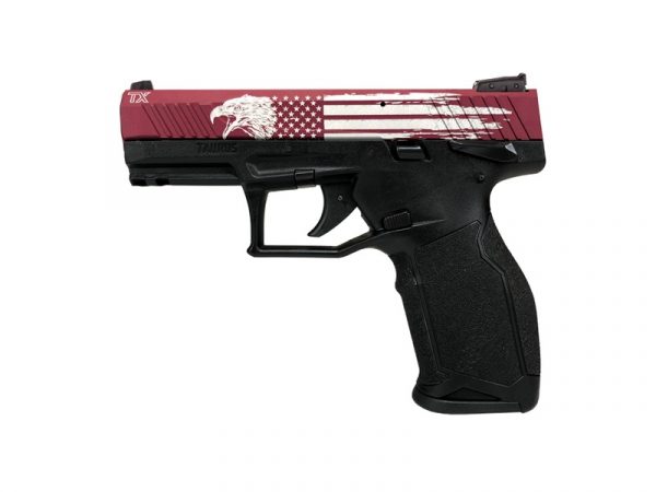 TX22 22LR BLK 4" 16+1 RED FLAG, 1-TX2214W-US2