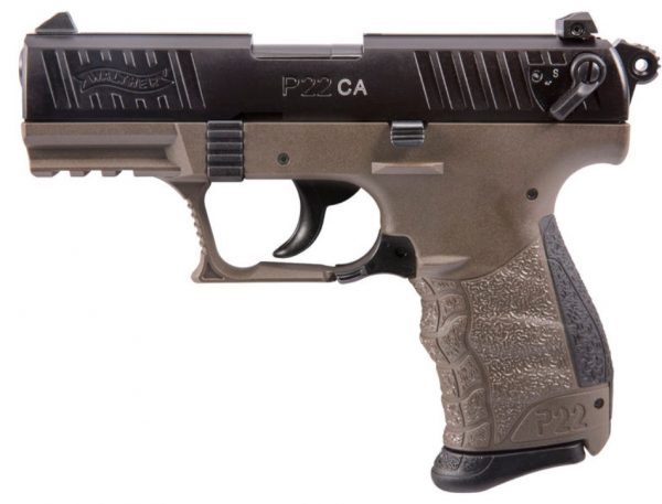 P22 22LR BLK/FDE 10+1 3.4" CA, 5120363