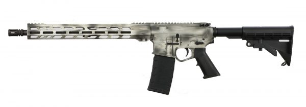 WA-15B 5.56MM WHITE/GRY BW 16", 16-556-WSGBW